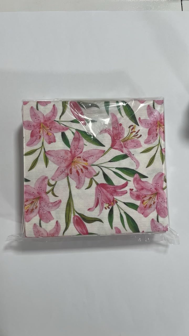 Airlaid 12×12" Pink Lily — 1 of 9