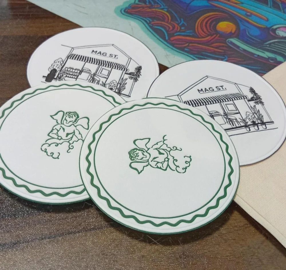 7-Ply Tissue Coaster (Waxed Backing) — 1 of 5